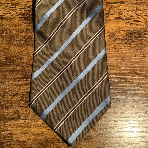 Banana Republic Factory Made in Turkey 100% Silk Tie EUC 58" Long - Picture 8 of 8